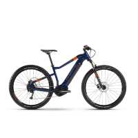Электровелосипед Haibike SDURO HardNine 1.5 i400Wh 9 s. Altus 29", рама ХL, сине-оранжево-серый, 2020