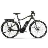 Электровелосипед Haibike SDURO Trekking 1.0 men 400Wh 8 s. Acera 28", рама L, черный-титан-серо-матовый, 2020