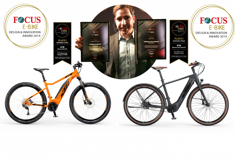 Две золотые награды FOCUS E-Bike